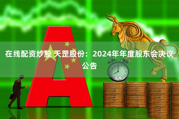在线配资炒股 天罡股份：2024年年度股东会决议公告